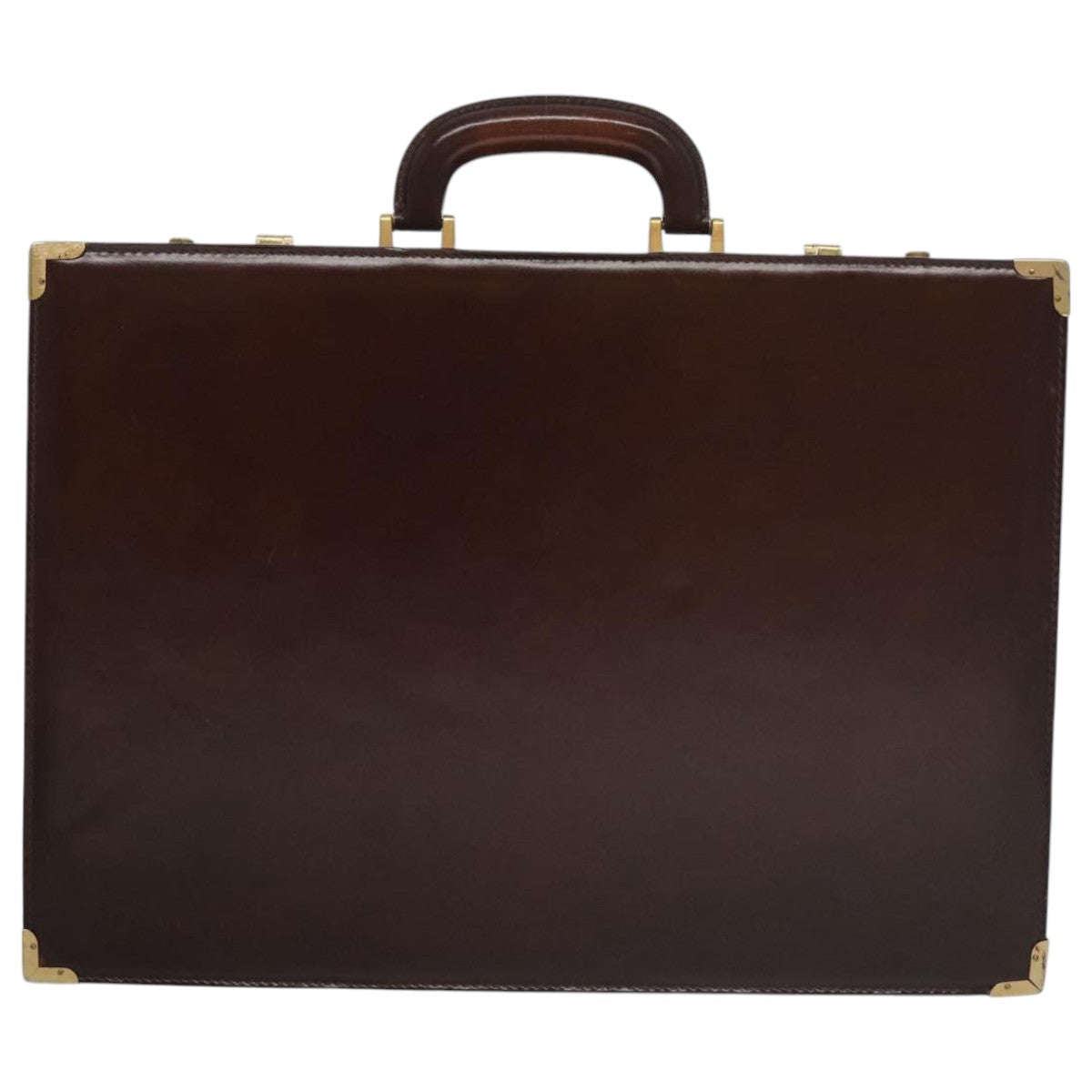 Bally Brown Leather Briefcase Bag (Pre-Owned)