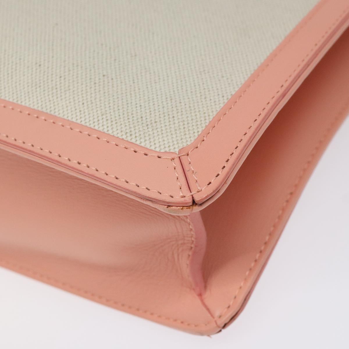 Balenciaga Navy Pouch Pink Canvas Clutch Bag (Pre-Owned)