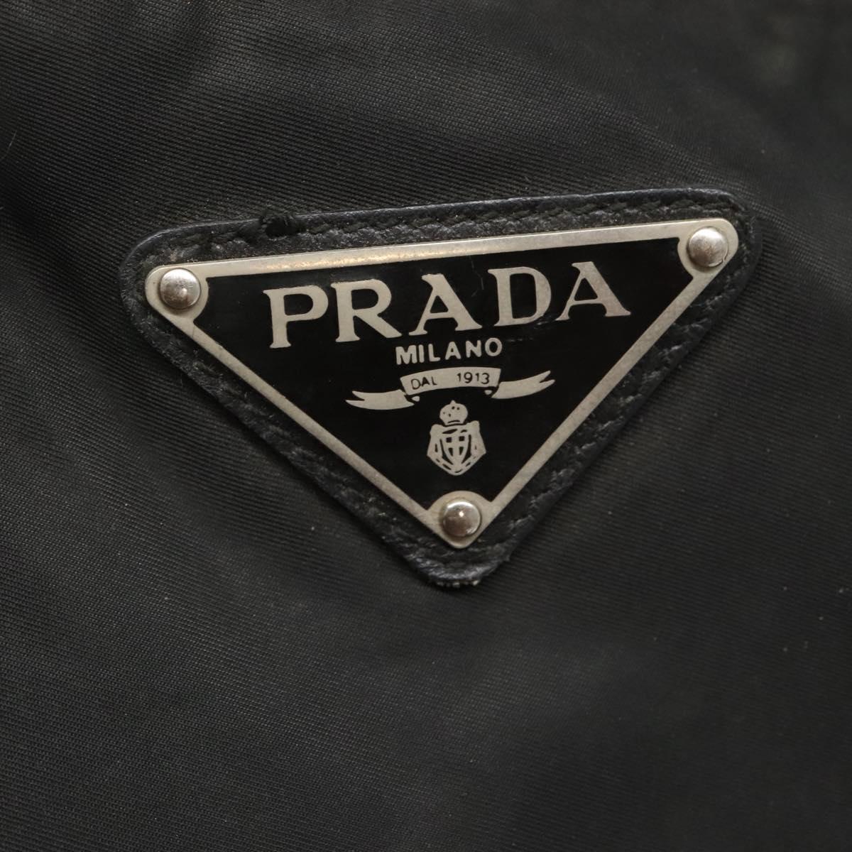 Prada Re-Nylon Black Nylon Handbag (Pre-Owned)
