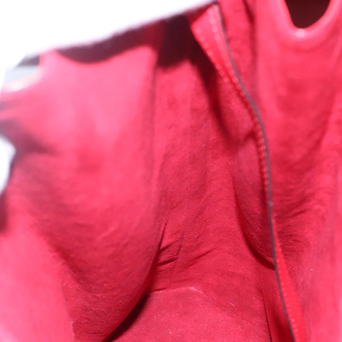 Louis Vuitton Sac D'épaule Red Leather Shoulder Bag (Pre-Owned)