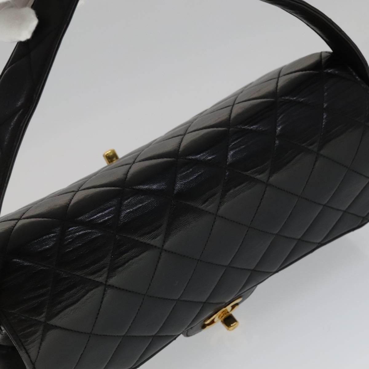 Chanel Timeless/Classique Black Leather Handbag (Pre-Owned)