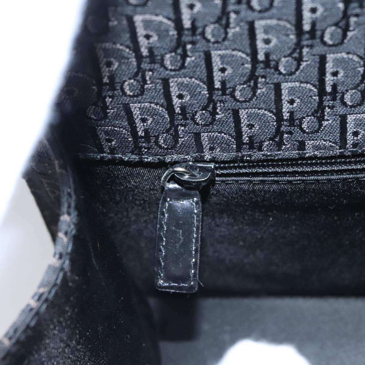 Dior Trotter Black Canvas Shoulder Bag (Pre-Owned)