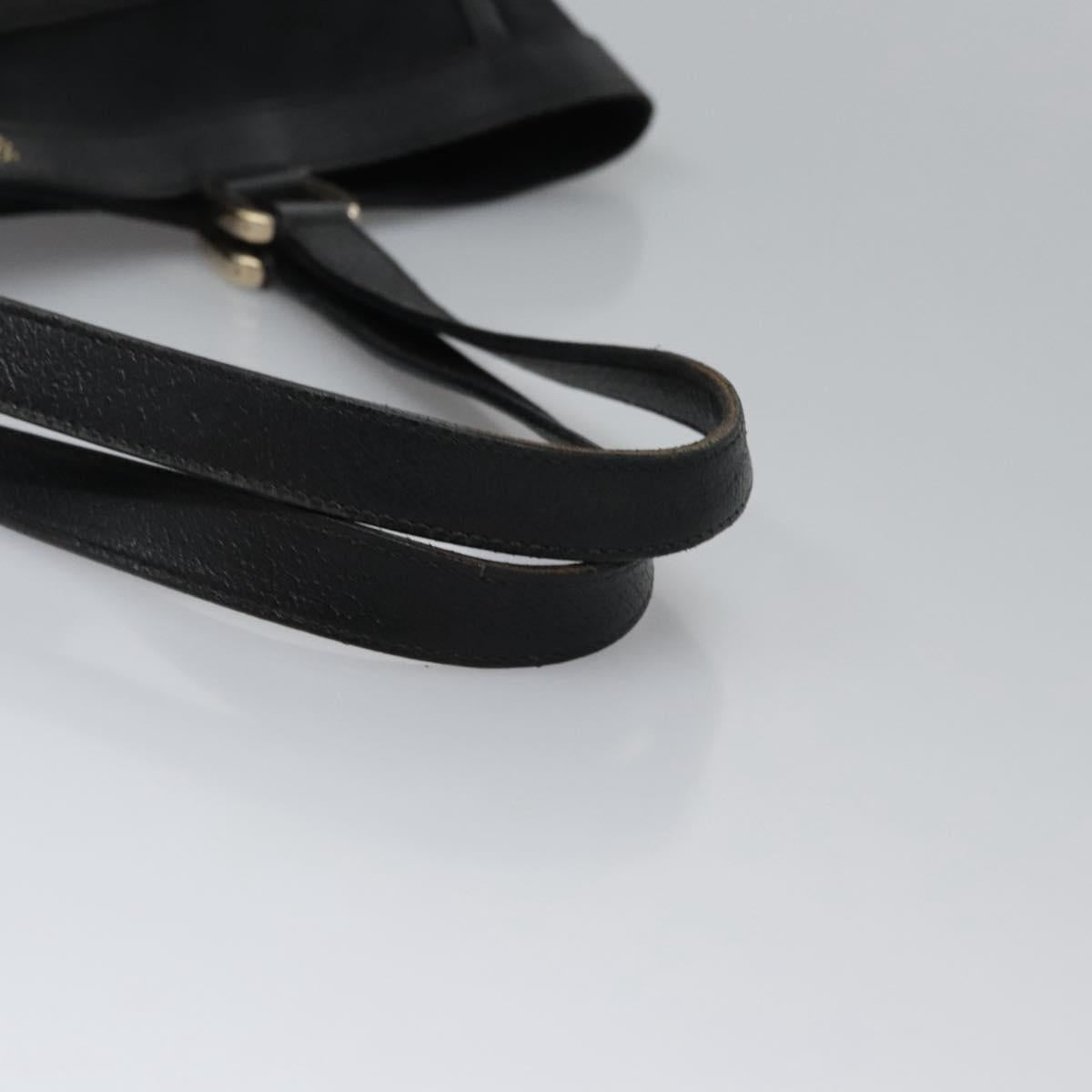 Gucci Abbey Black Canvas Tote Bag (Pre-Owned)