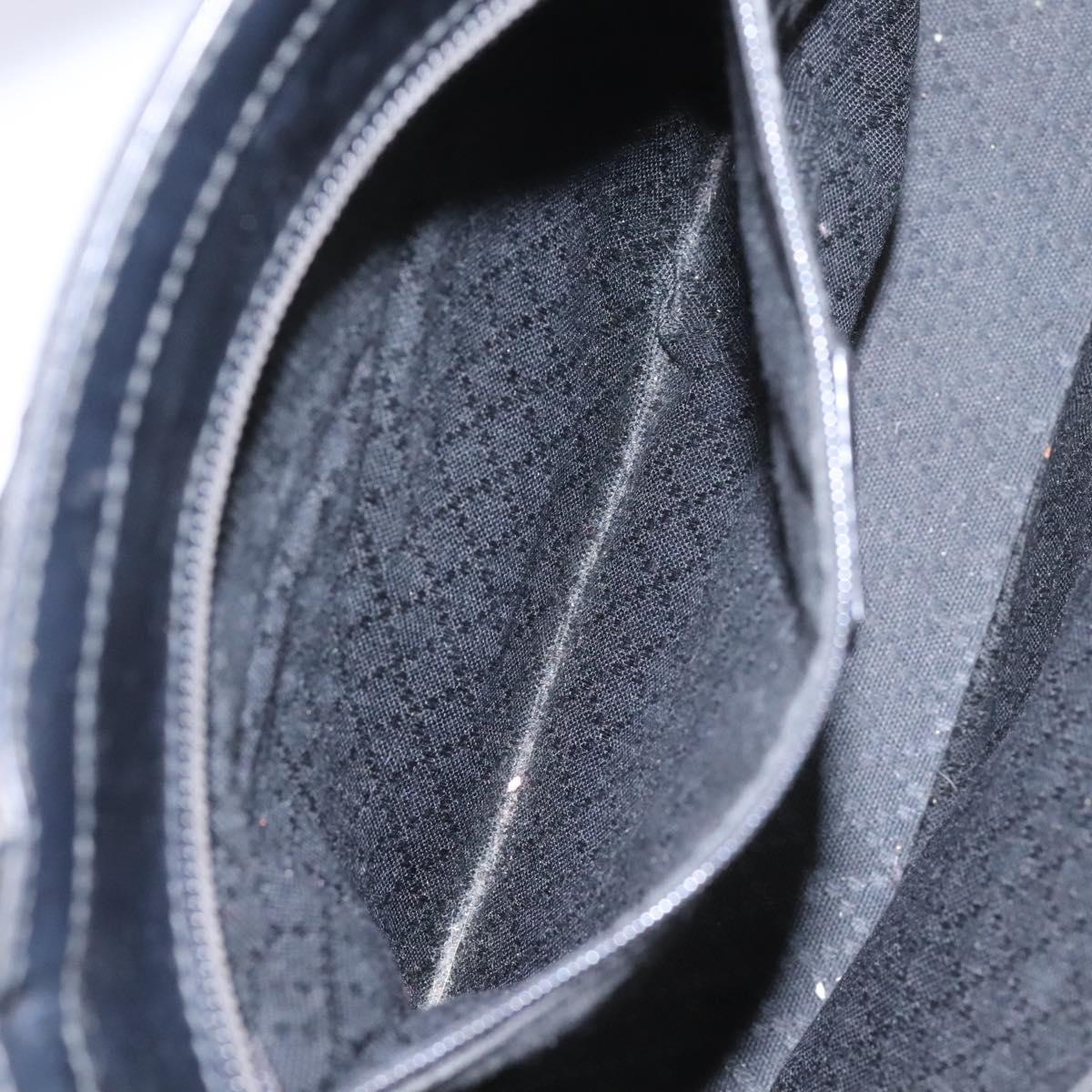 Gucci Bamboo Black Canvas Handbag (Pre-Owned)
