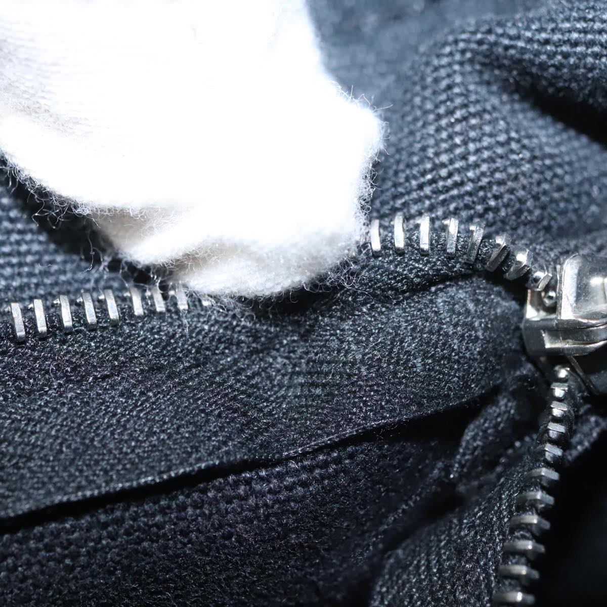 Hermès Fourre Tout Black Canvas Handbag (Pre-Owned)