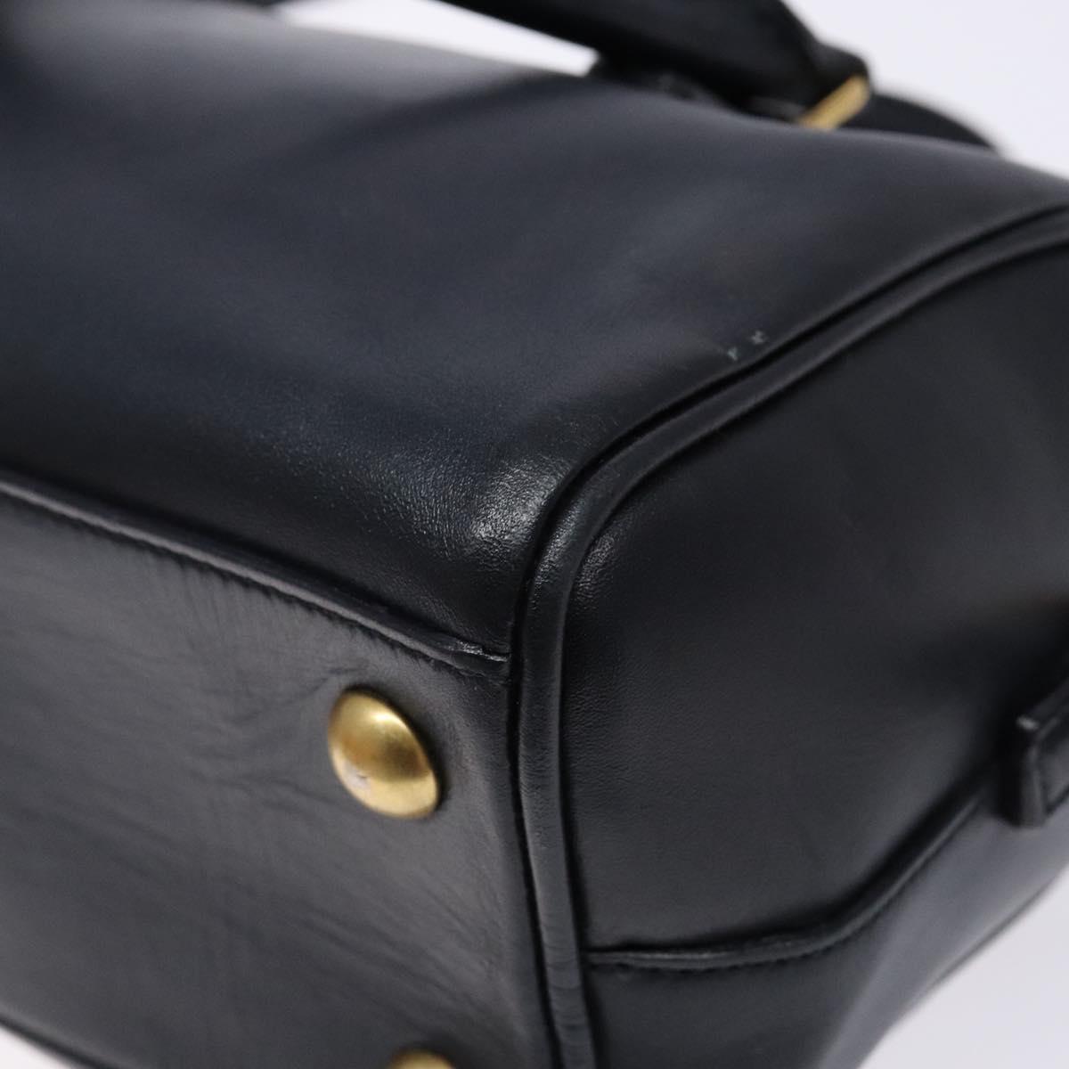 Saint Laurent Baby Duffle Navy Leather Handbag (Pre-Owned)