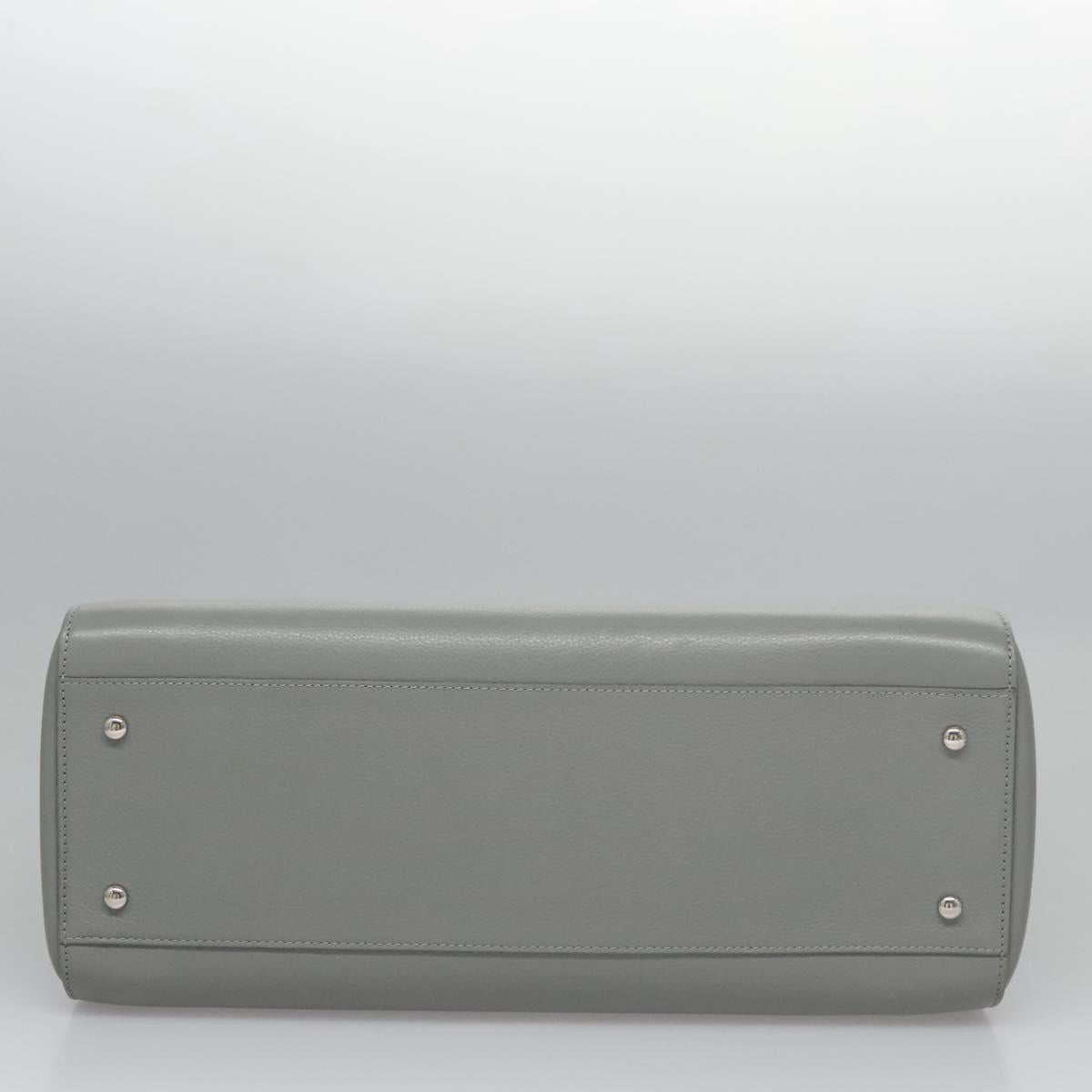 Chanel Executive Grey Leather Tote Bag (Pre-Owned)