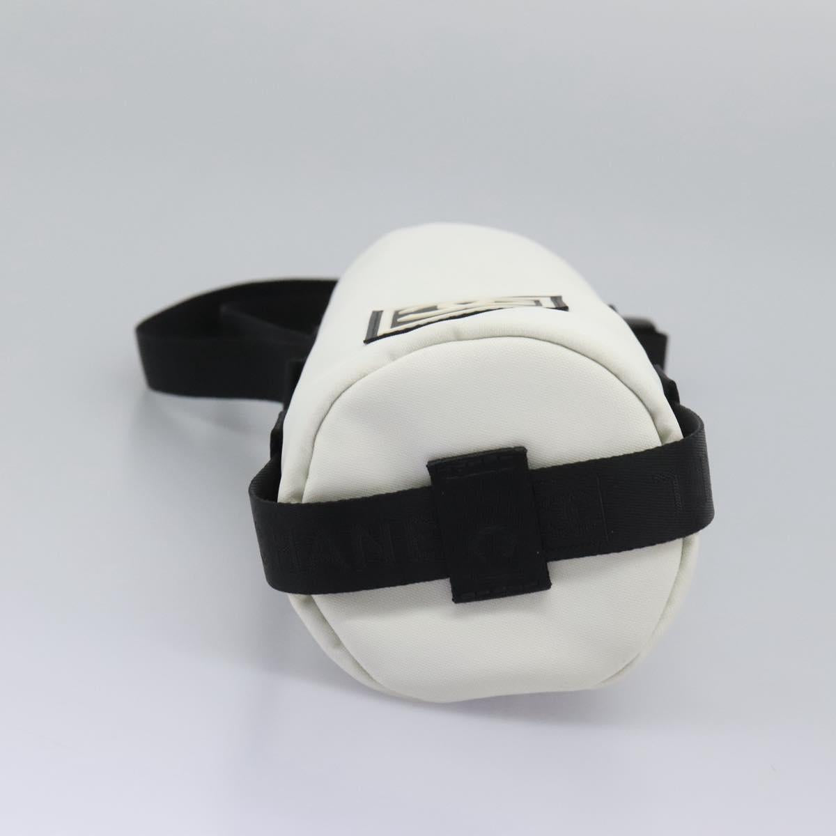 Chanel Sport Line White Synthetic Shoulder Bag (Pre-Owned)