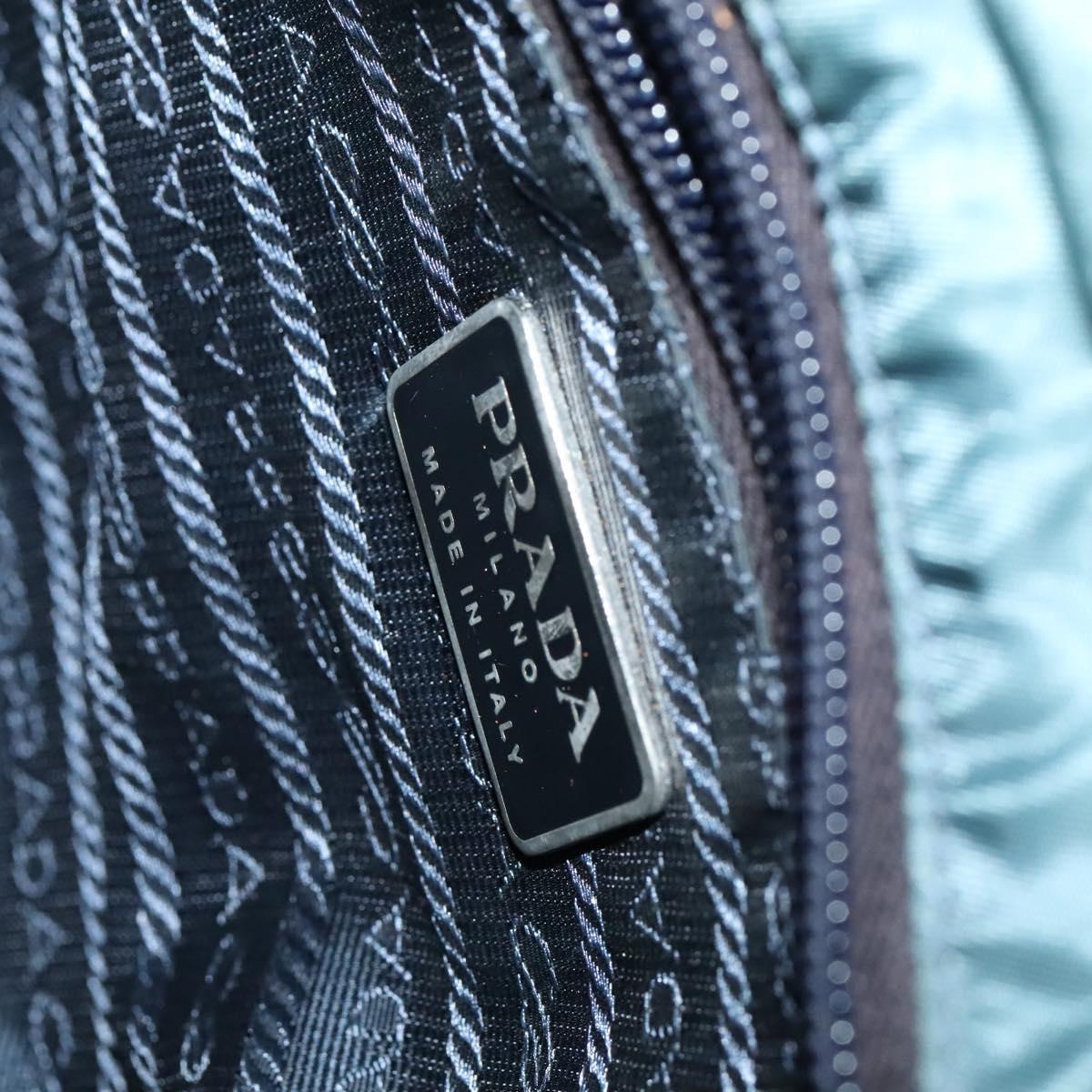 Prada Re-Nylon Blue Synthetic Backpack Bag (Pre-Owned)