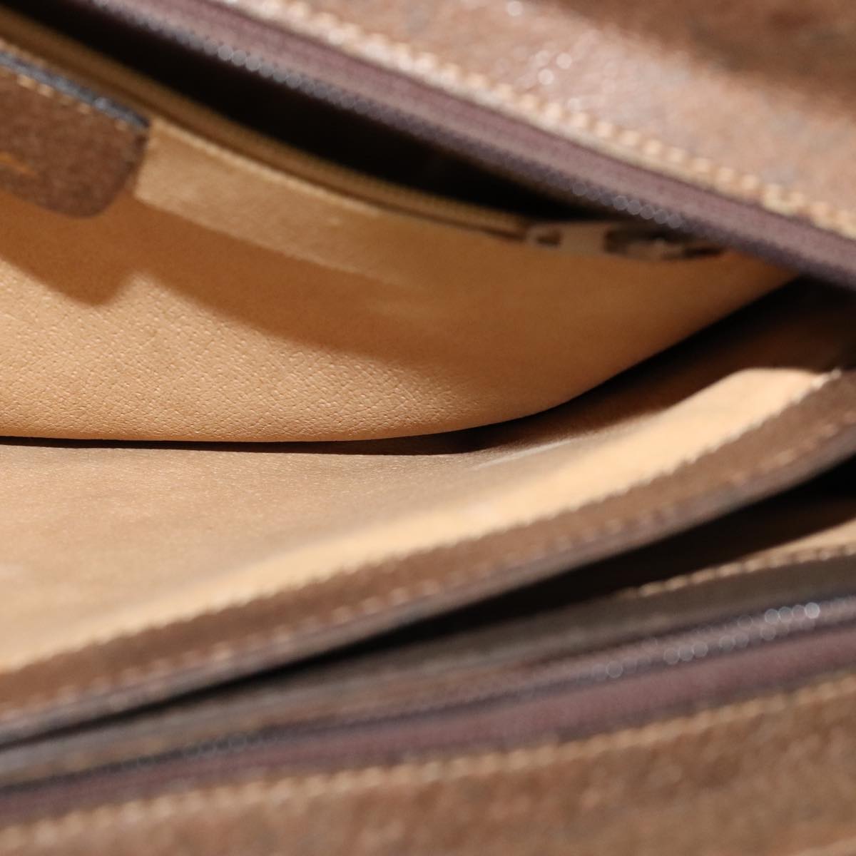 Gucci Ophidia Brown Canvas Shoulder Bag (Pre-Owned)