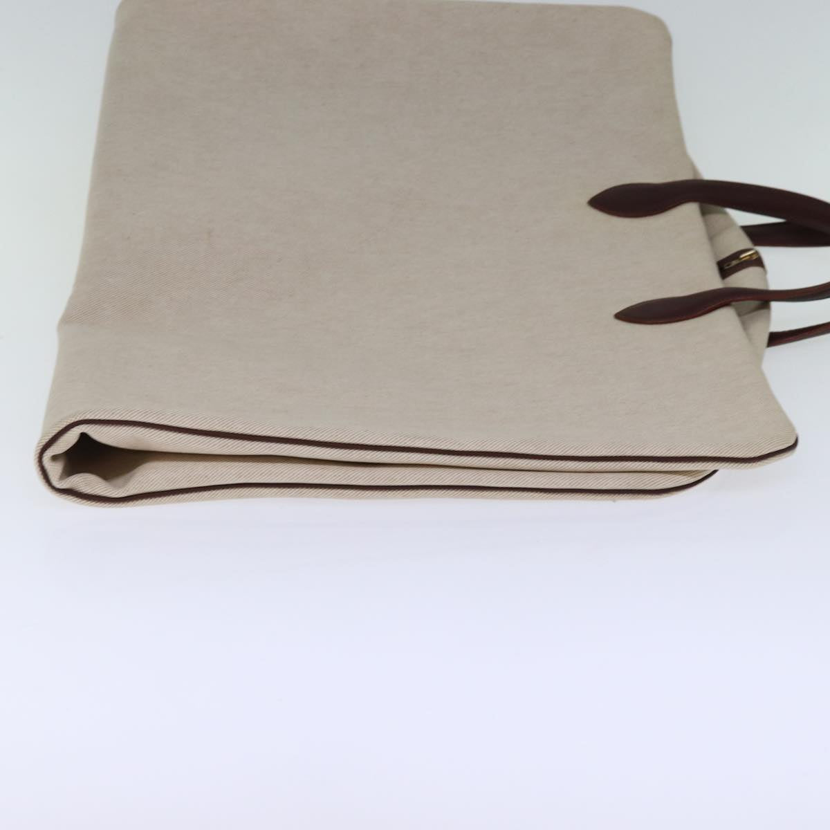 Hermès Beige Canvas Travel Bag (Pre-Owned)