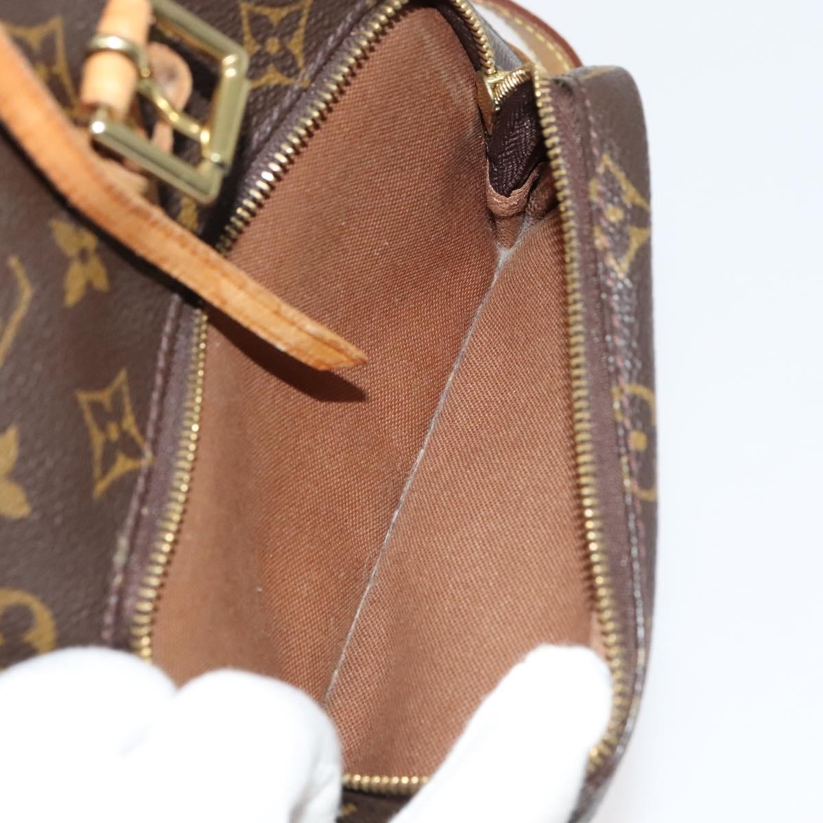 Louis Vuitton Montsouris Mm Brown Canvas Backpack Bag (Pre-Owned)