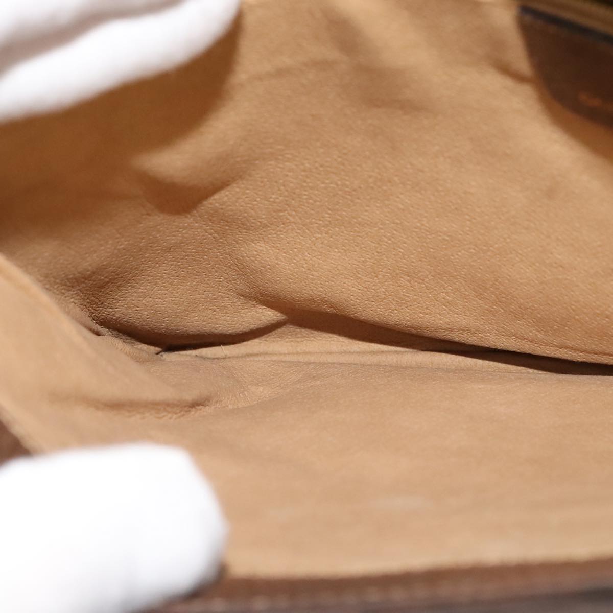 Gucci Ophidia Brown Canvas Shoulder Bag (Pre-Owned)