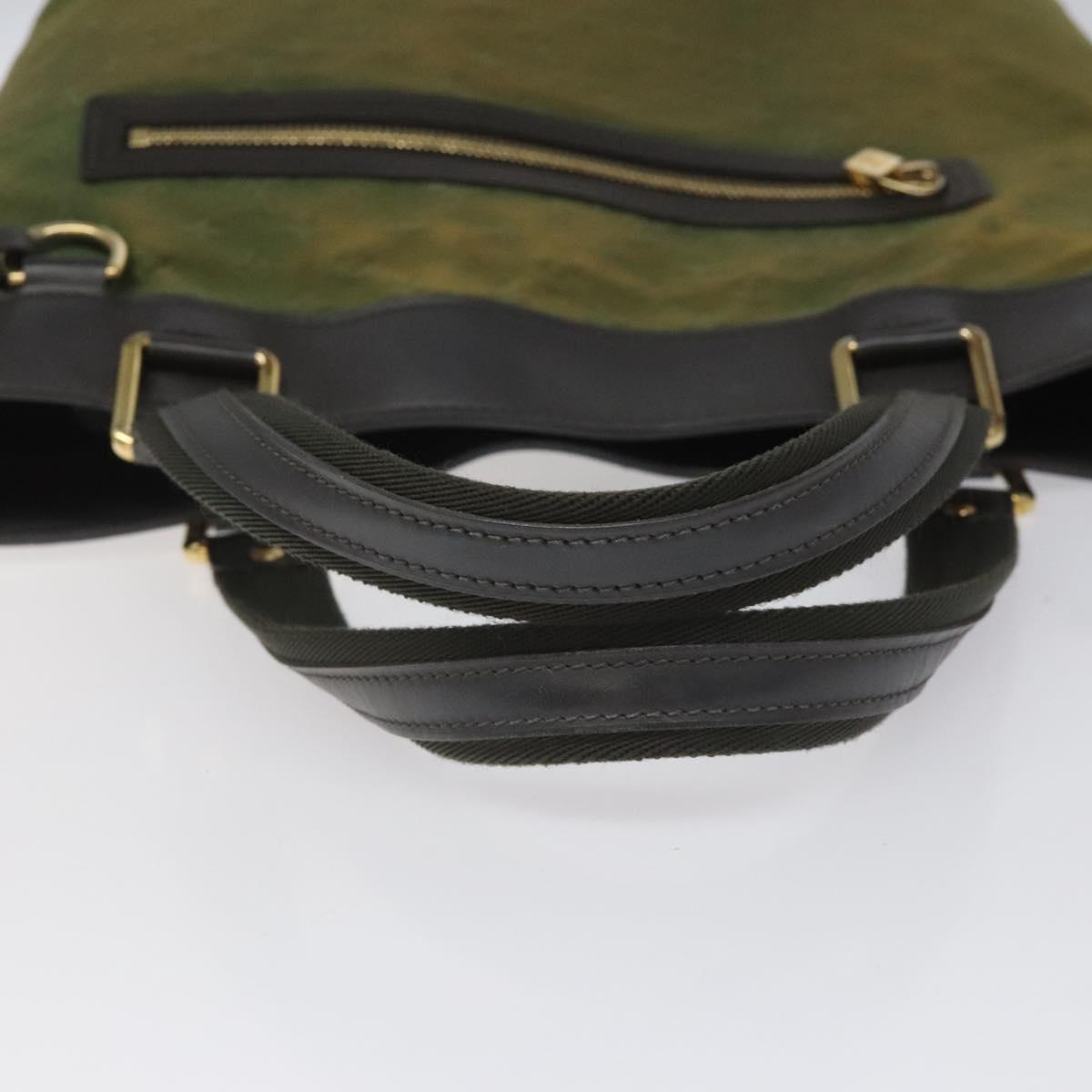 Louis Vuitton Lucille Khaki Canvas Shoulder Bag (Pre-Owned)