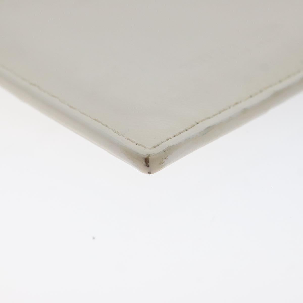 Bottega Veneta Intrecciato White Leather Wallet (Pre-Owned)