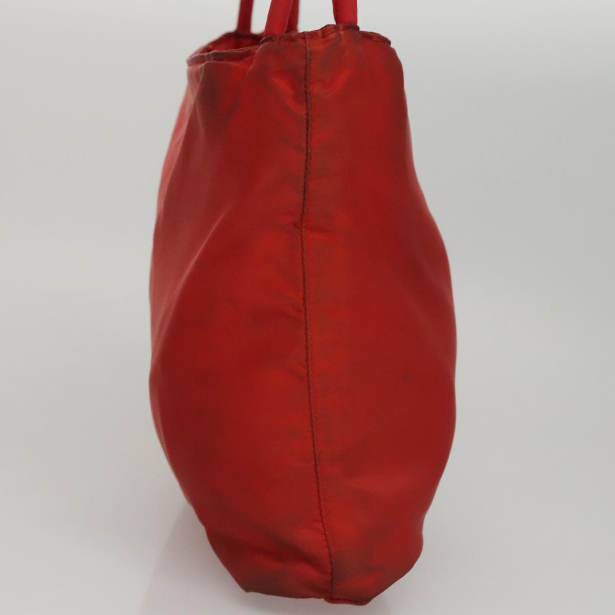 Prada Tessuto Red Synthetic Shoulder Bag (Pre-Owned)