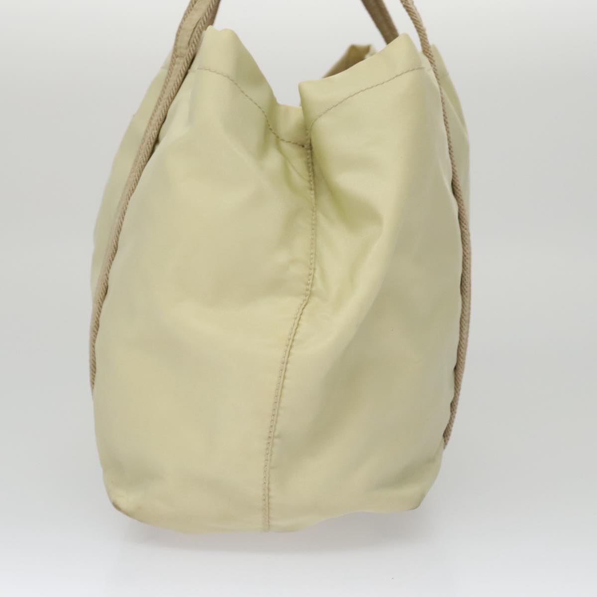 Prada Re-Nylon Beige Synthetic Handbag (Pre-Owned)