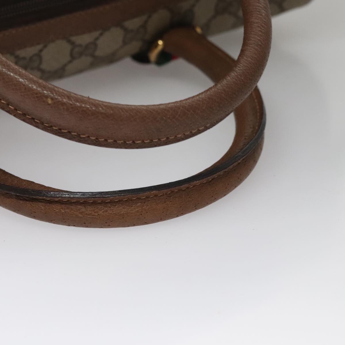 Gucci Sherry Beige Canvas Travel Bag (Pre-Owned)