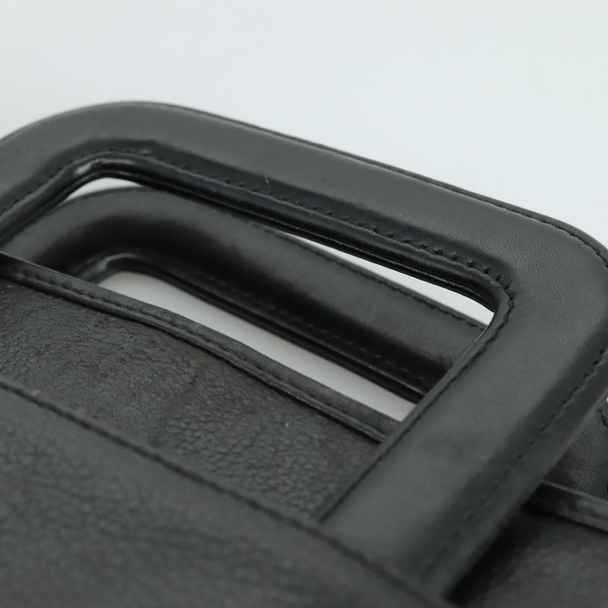 Givenchy Black Leather Briefcase Bag (Pre-Owned)