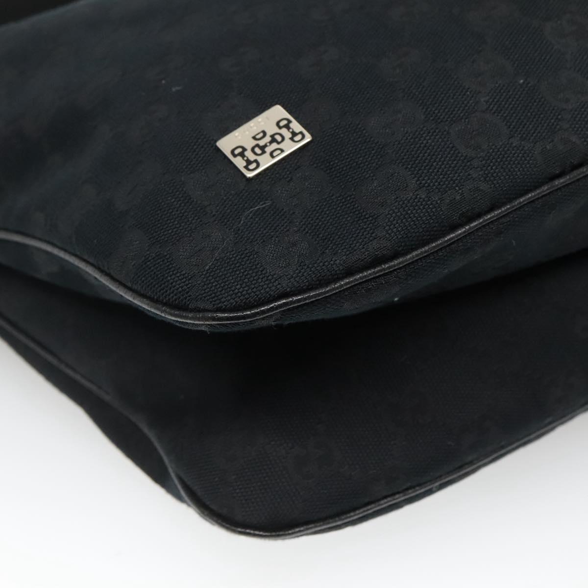 Gucci Gg Canvas Black Canvas Clutch Bag (Pre-Owned)