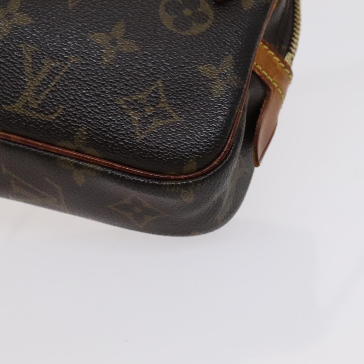 Louis Vuitton Marly Brown Canvas Shoulder Bag (Pre-Owned)