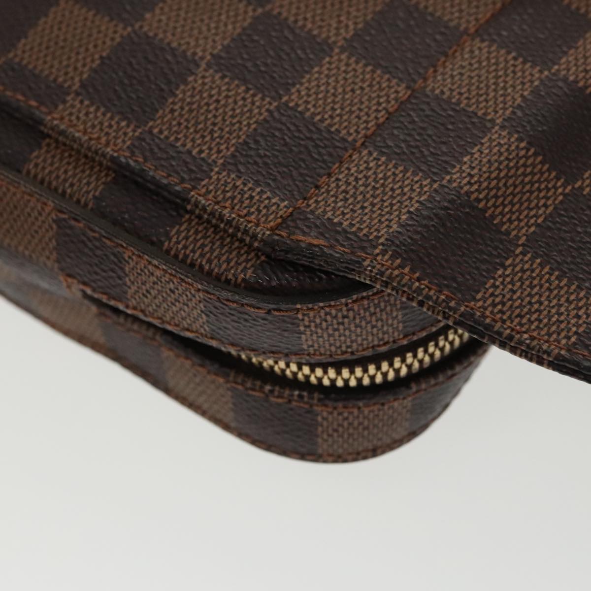 Louis Vuitton Geronimos Brown Canvas Shoulder Bag (Pre-Owned)