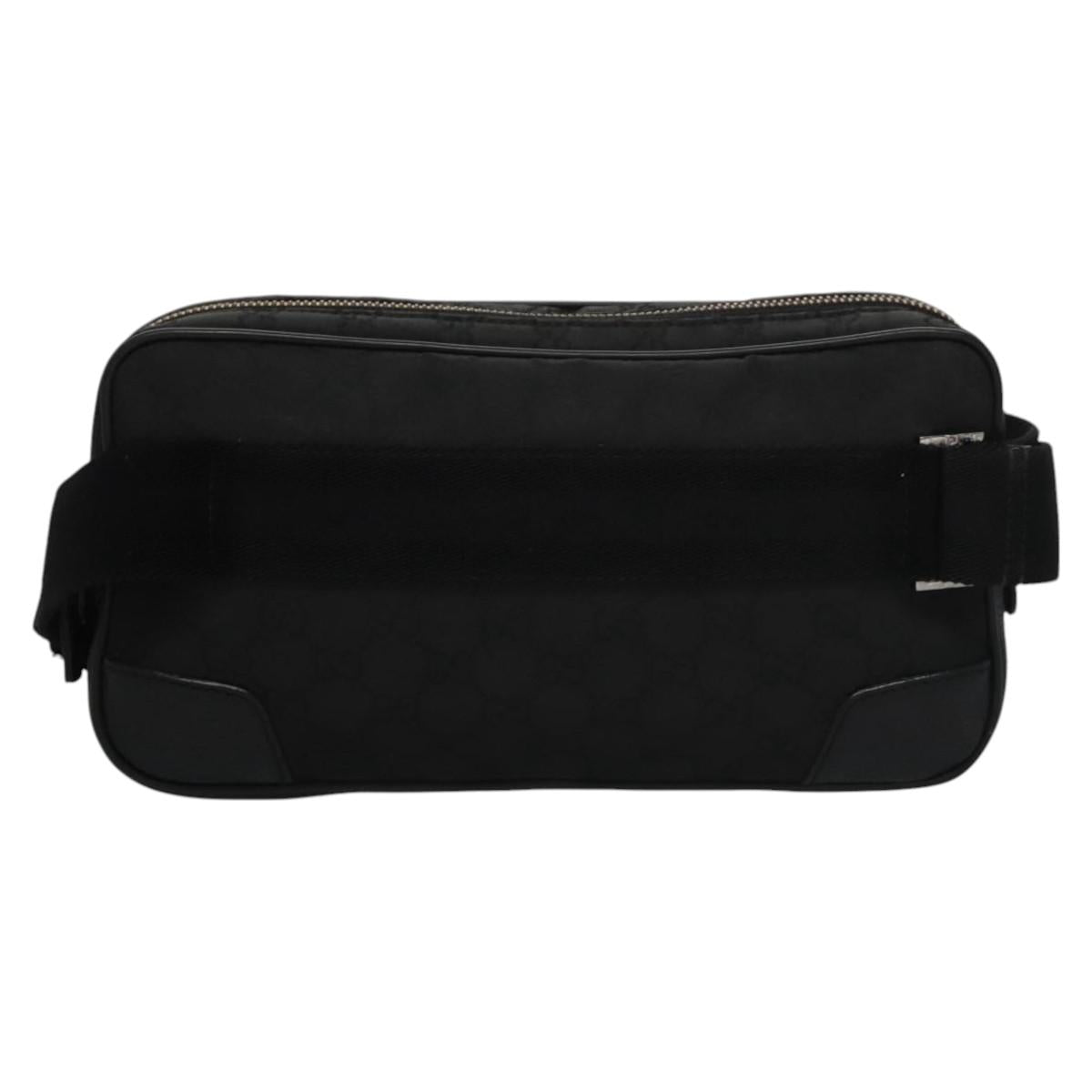 Gucci Gg Canvas Black Canvas Shoulder Bag (Pre-Owned)