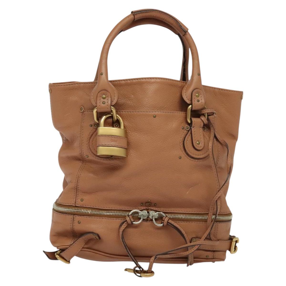 Chloé Paddington Brown Leather Handbag (Pre-Owned)