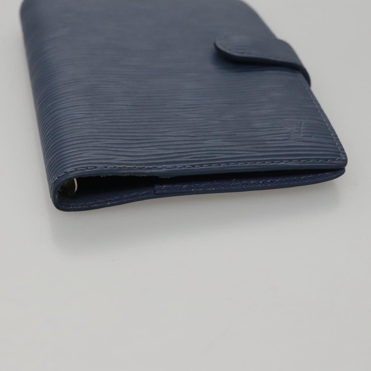 Louis Vuitton Agenda Pm Blue Leather Wallet (Pre-Owned)