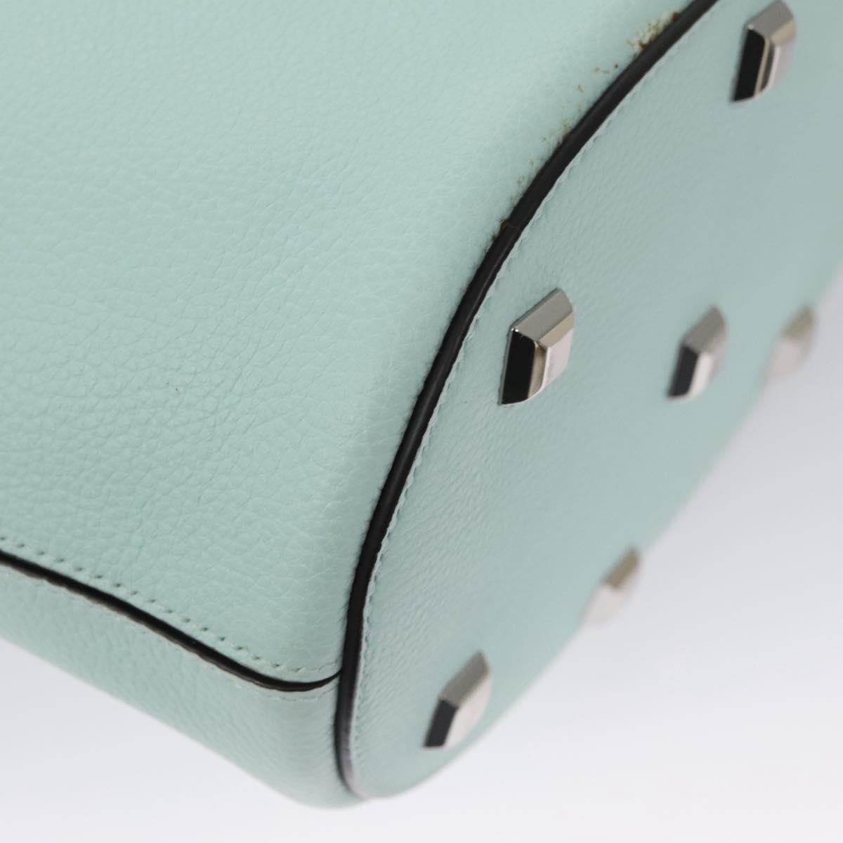 Salvatore Ferragamo Gancini Green Leather Shoulder Bag (Pre-Owned)