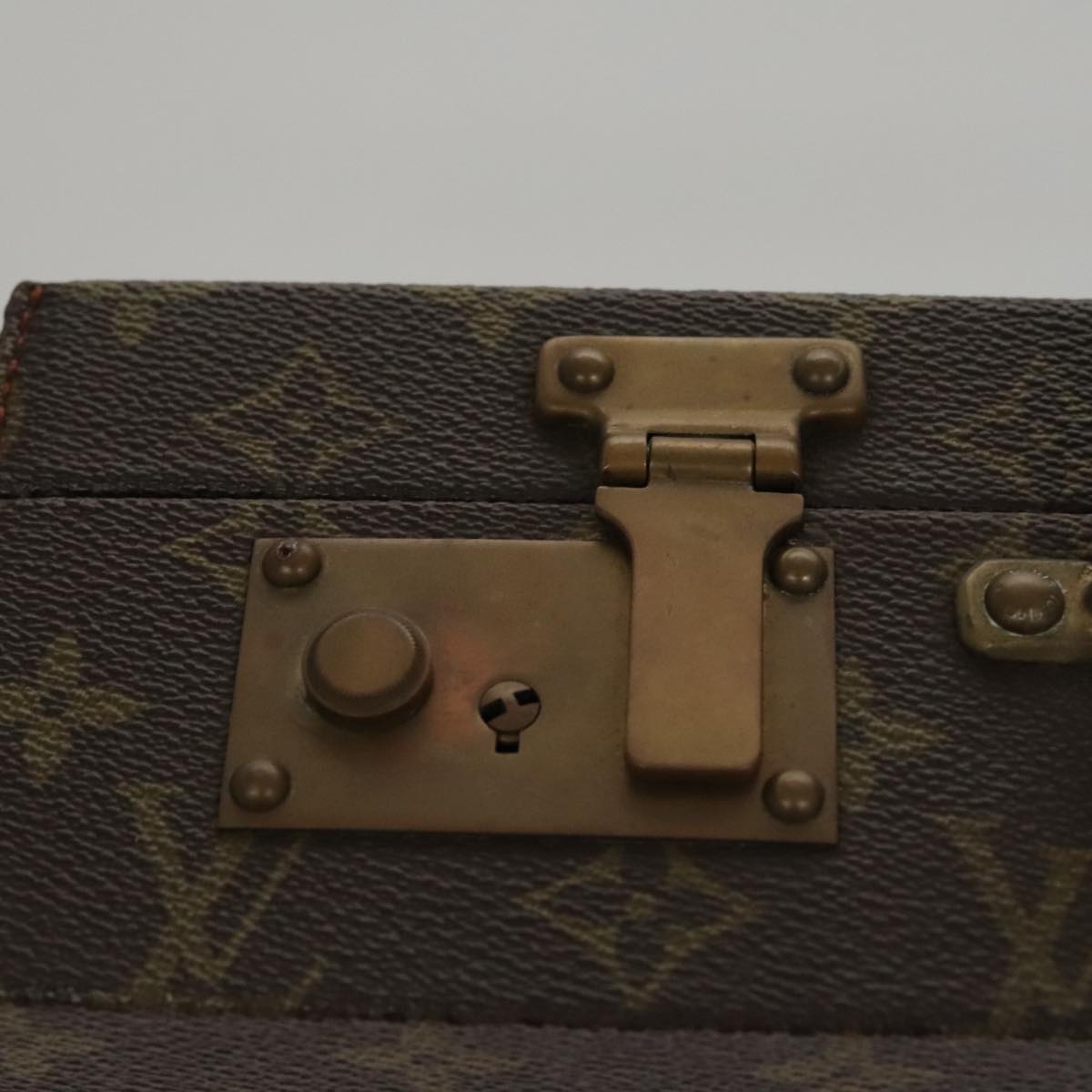 Louis Vuitton President Brown Canvas Briefcase Bag (Pre-Owned)