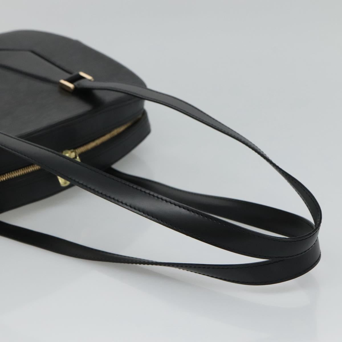 Louis Vuitton Voltaire Black Leather Shoulder Bag (Pre-Owned)