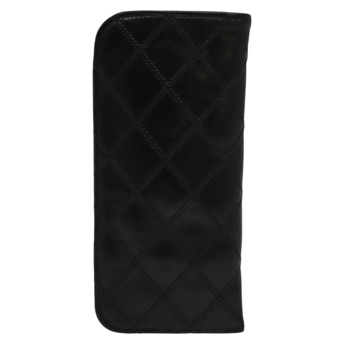 Chanel Coco Mark Black Lizard Wallet (Pre-Owned)