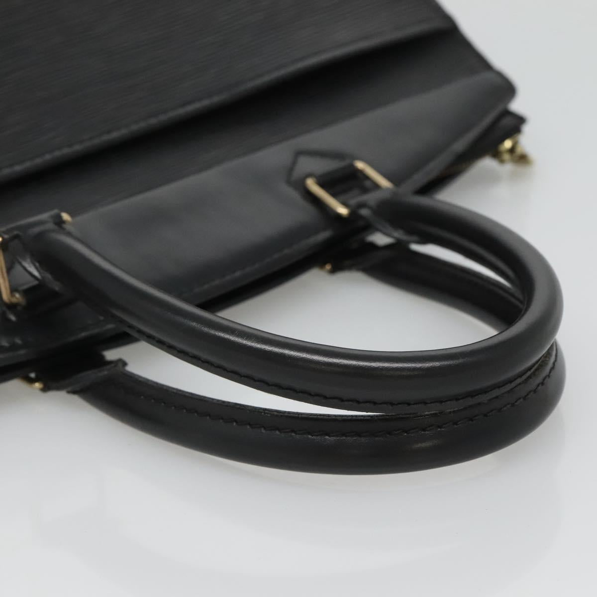 Louis Vuitton Riviera Black Leather Handbag (Pre-Owned)