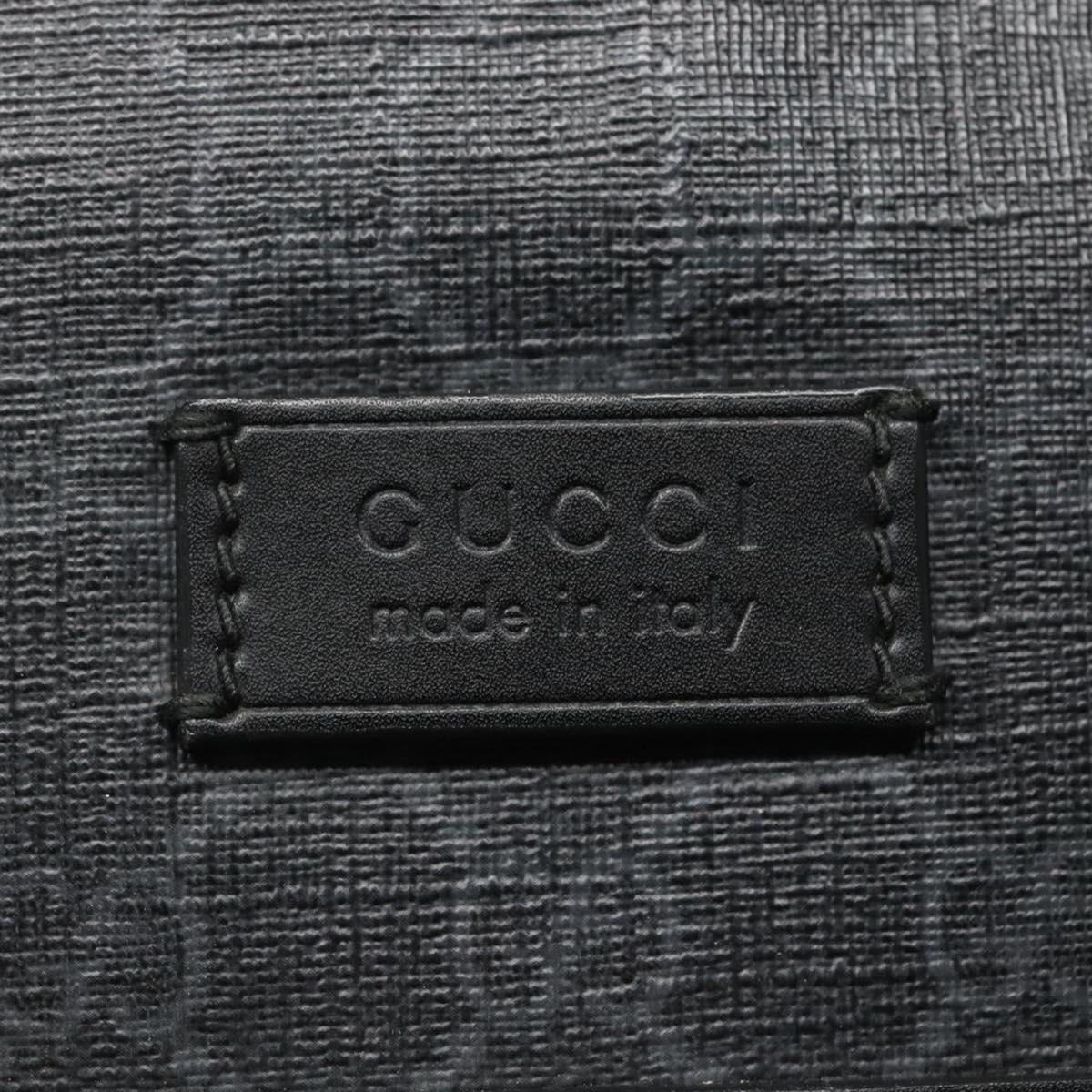 Gucci Gg Canvas Black Canvas Shoulder Bag (Pre-Owned)