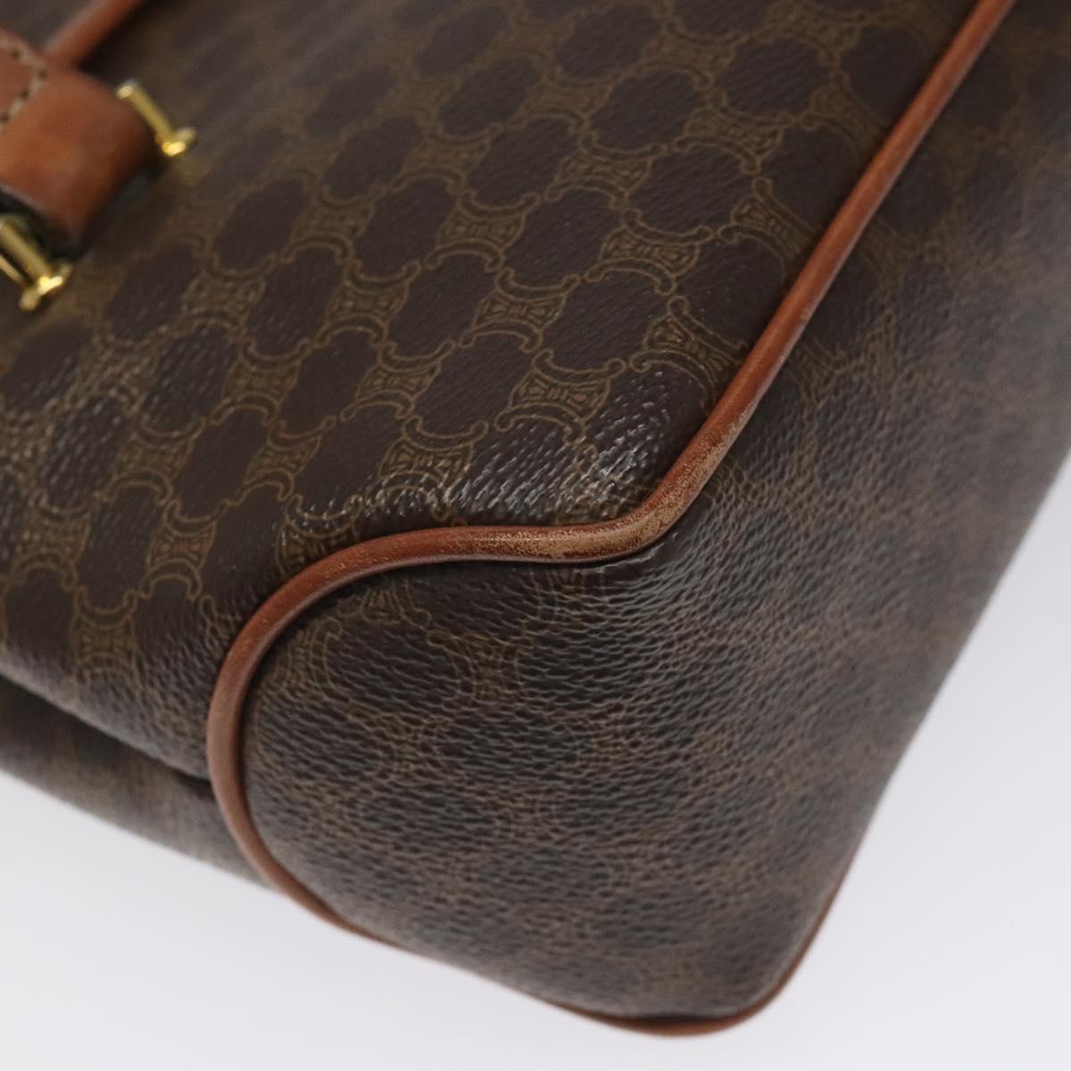 Céline Macadam Brown Canvas Handbag (Pre-Owned)