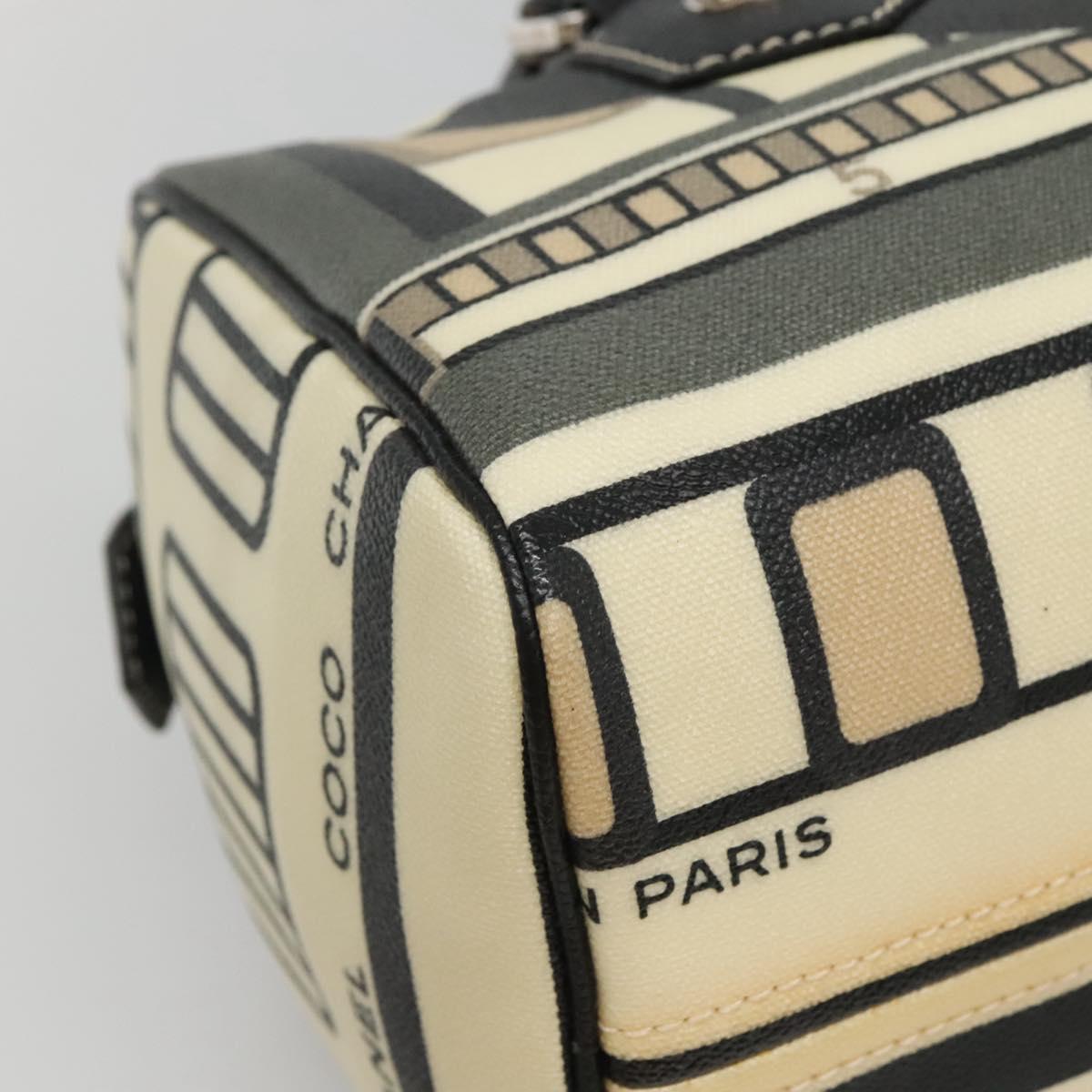 Chanel Central Station Beige Canvas Travel Bag (Pre-Owned)