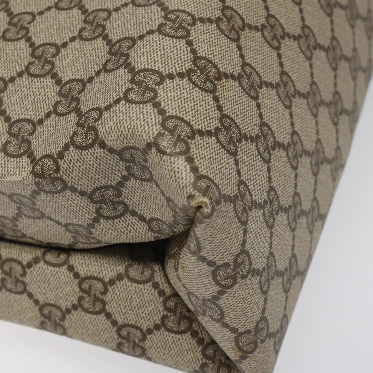 Gucci Gg Canvas Beige Canvas Tote Bag (Pre-Owned)