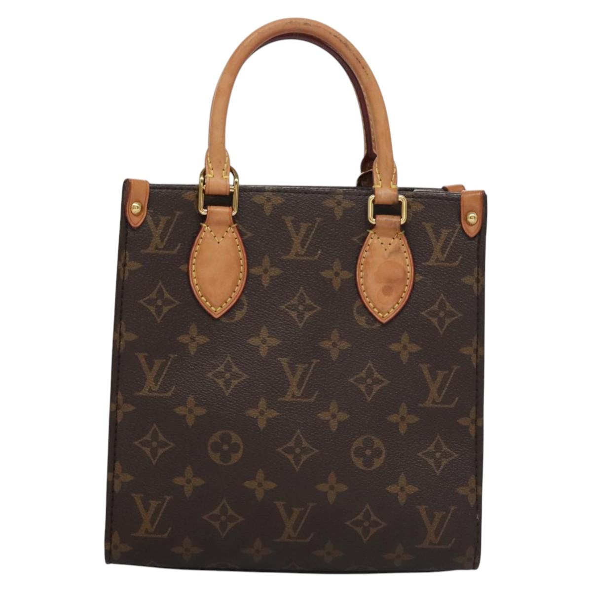 Louis Vuitton Plat Brown Canvas Handbag (Pre-Owned)