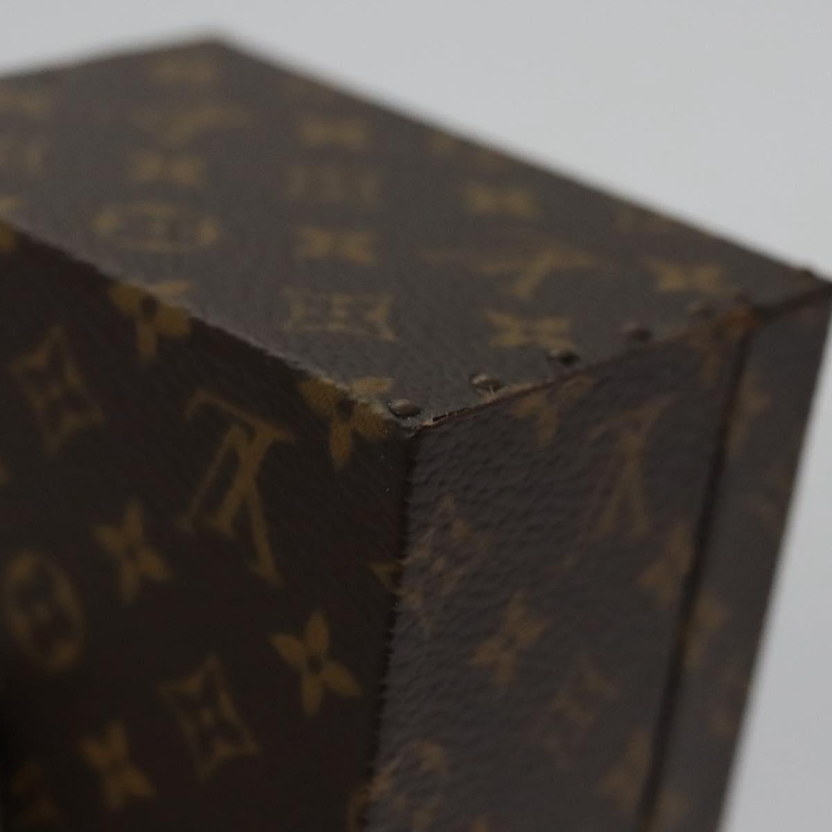 Louis Vuitton Jewelry Case Brown Canvas Clutch Bag (Pre-Owned)