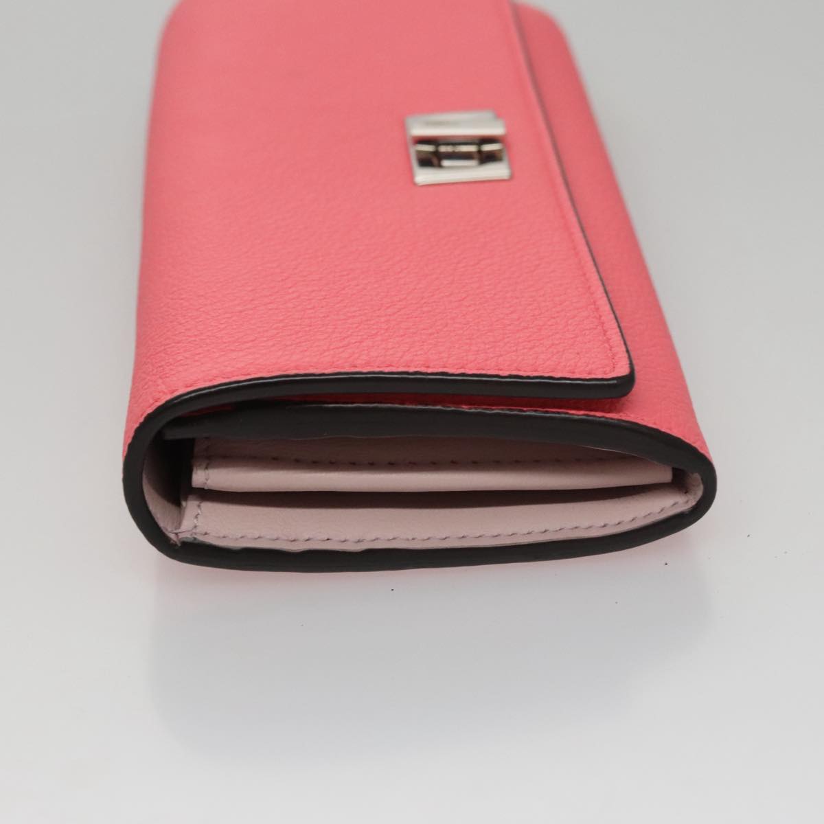 Fendi Peekaboo Pink Leather Wallet (Pre-Owned)