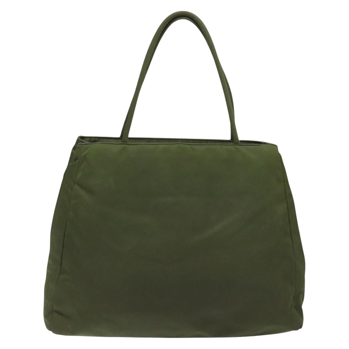 Prada Khaki Synthetic Tote Bag (Pre-Owned)