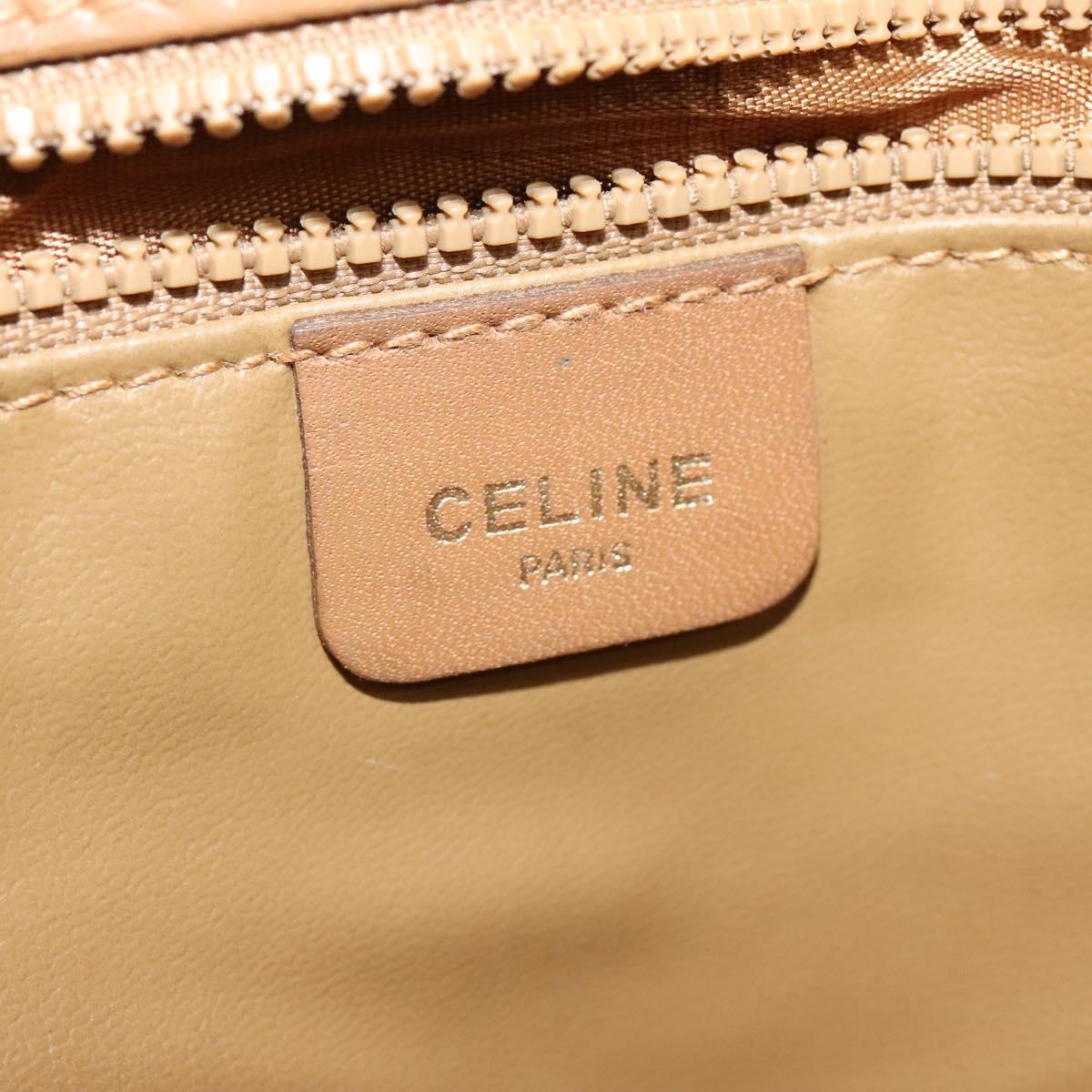Céline Macadam Beige Canvas Shoulder Bag (Pre-Owned)