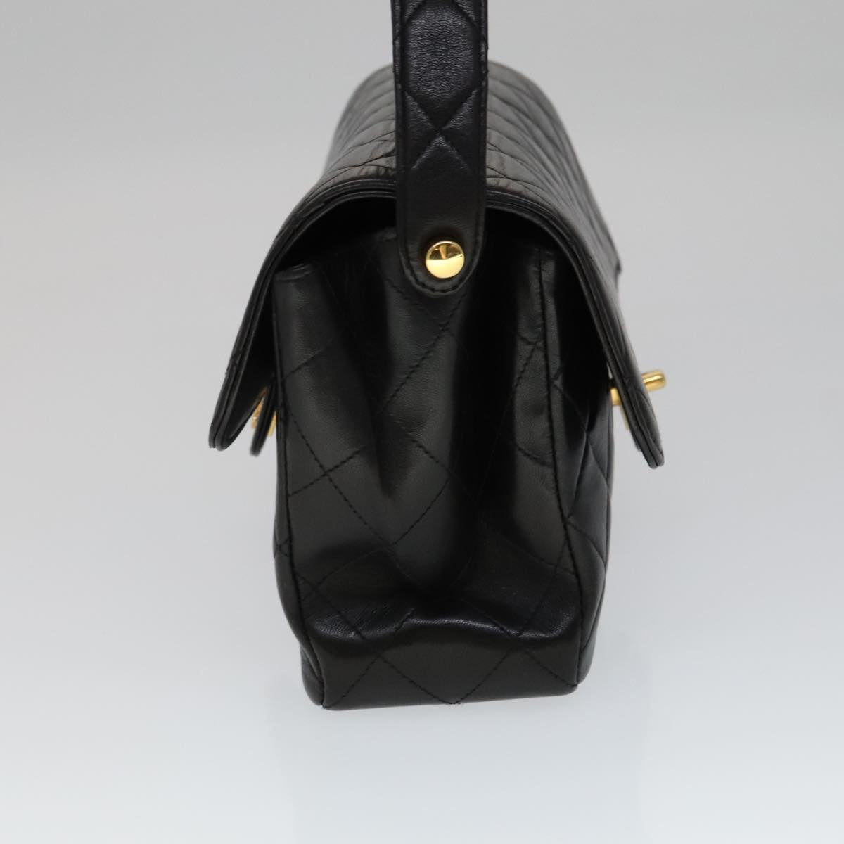 Chanel Timeless/Classique Black Leather Handbag (Pre-Owned)