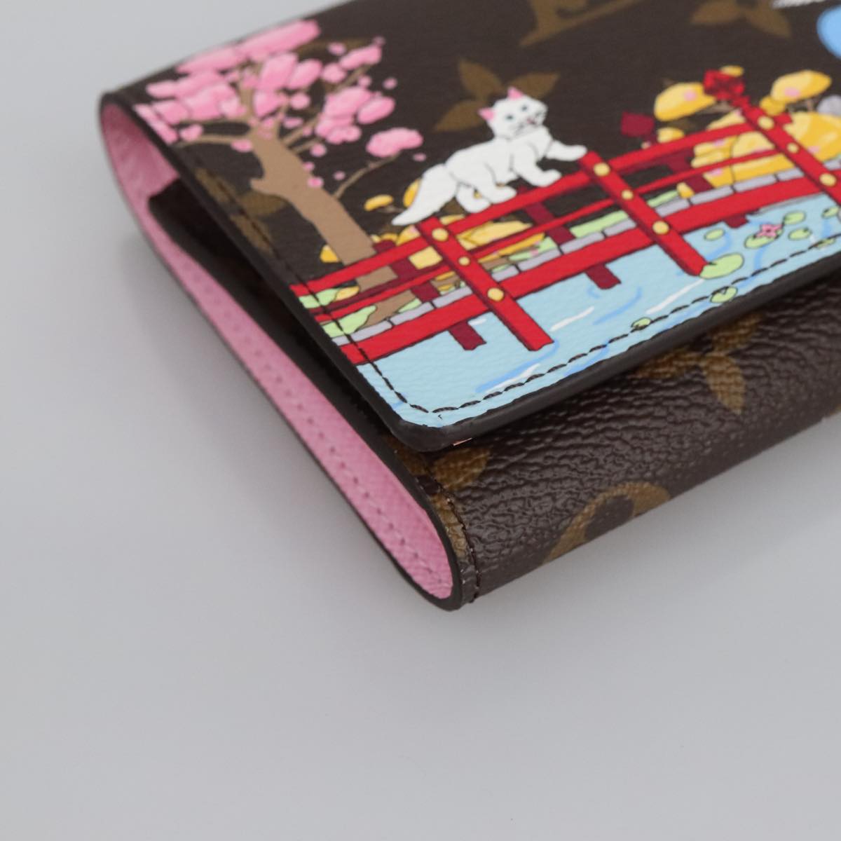 Louis Vuitton Portefeuille Victorine Brown Canvas Wallet (Pre-Owned)