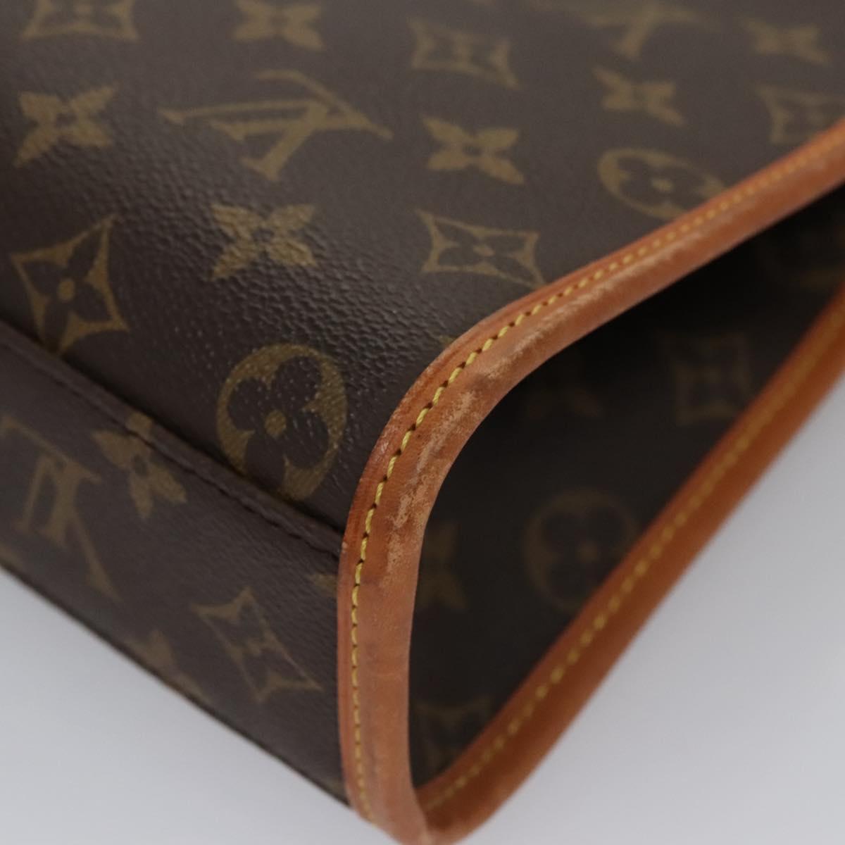 Louis Vuitton Bel Air Brown Canvas Briefcase Bag (Pre-Owned)