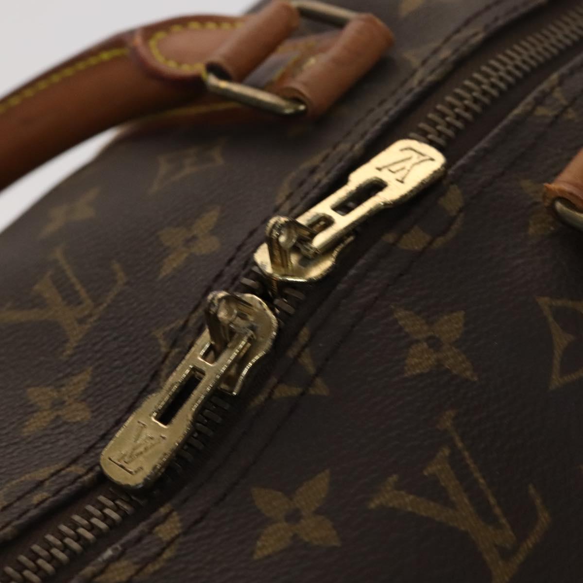 Louis Vuitton Keepall 55 Brown Canvas Travel Bag (Pre-Owned)