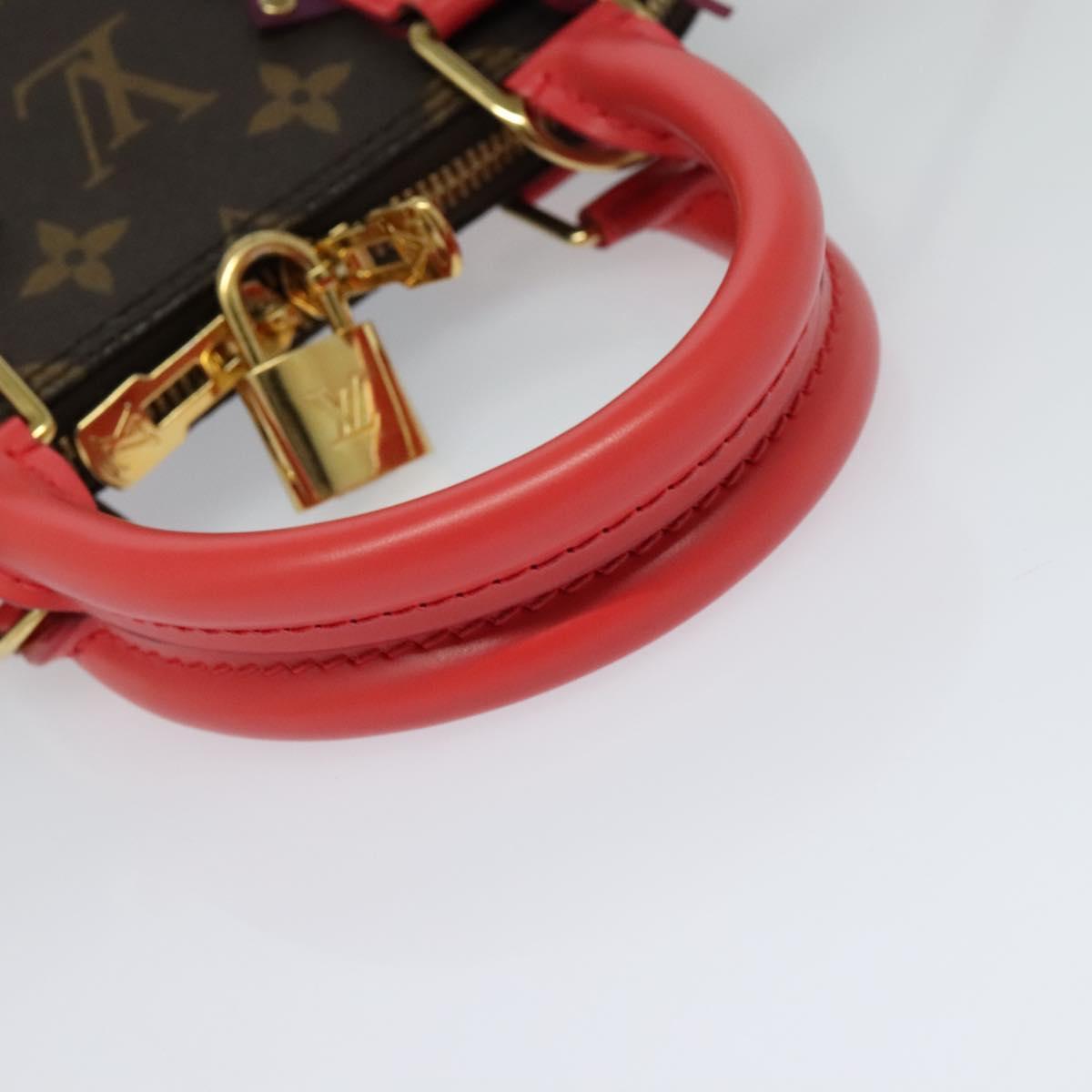 Louis Vuitton Alma Bb Red Canvas Handbag (Pre-Owned)