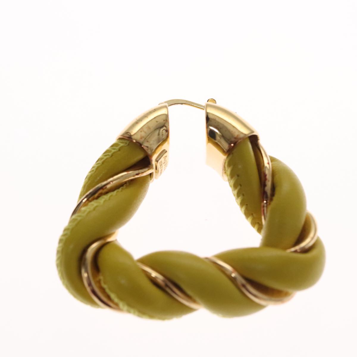 Bottega Veneta Triangle Gold Silver Earring Jewelry (Pre-Owned)