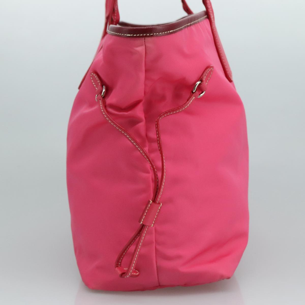 Prada Re-Nylon Pink Synthetic Tote Bag (Pre-Owned)